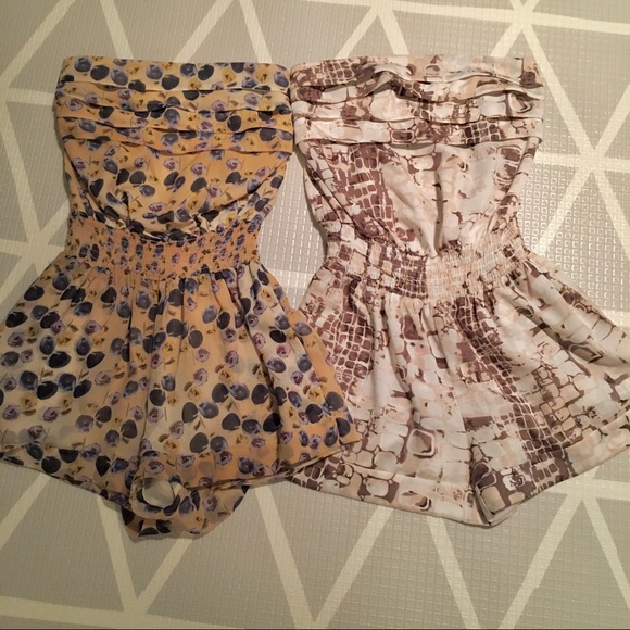 EUC Bebe Romper Bundle - Picture 1 of 4